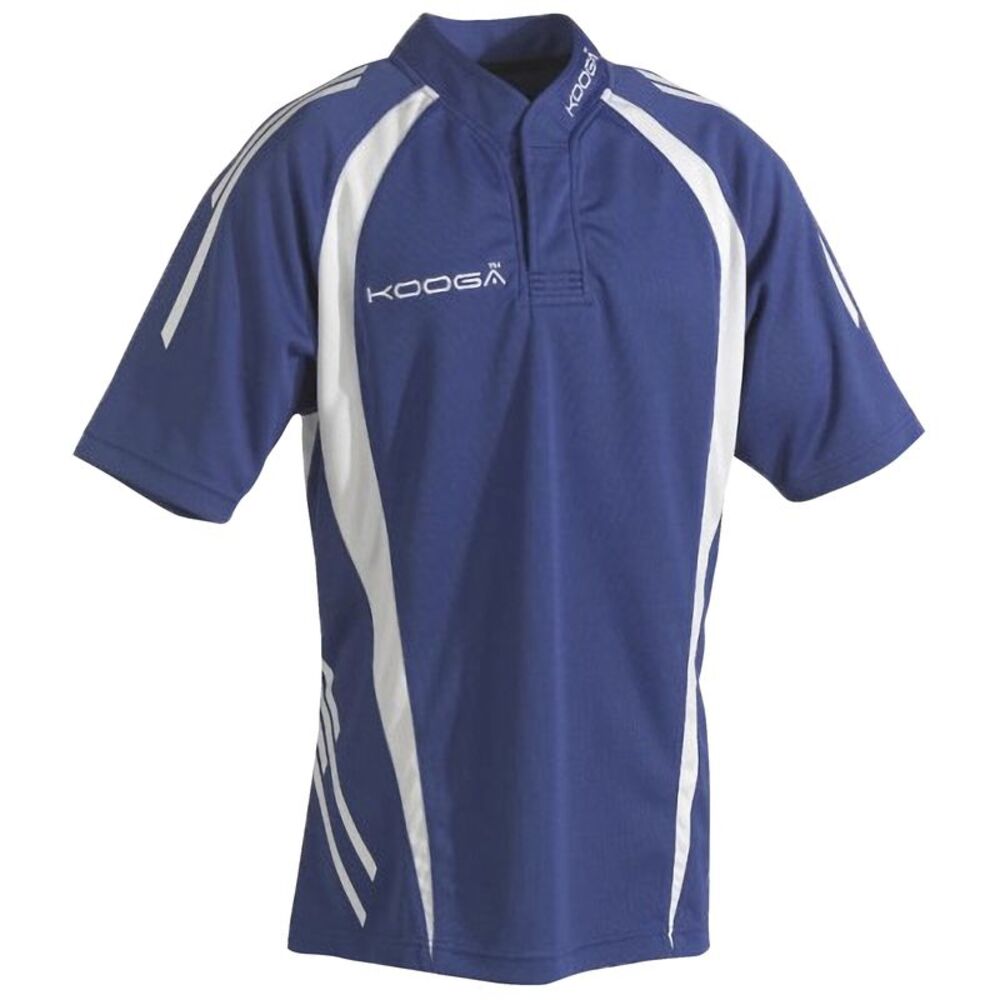 KooGa Teamwear Childrens Unisex Sports Print/Panel Match Shirt / Royal/White